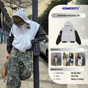 Áo Khoác "AVERSEM HOODIE ZIP" – HOMIESSTU